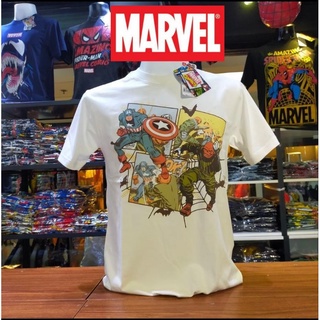 เสื้อยืดMarvel_ลิขสิทธิ์แท้สีขาว(mvx-099)