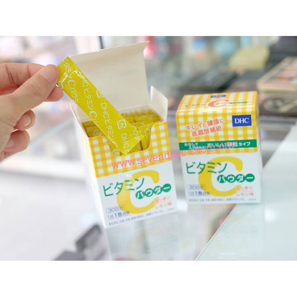 ภาพสินค้าDHC Vitamin C Powder แบบผง Lemon 1,500mg 1 กล่อง จากร้าน ecovit บน Shopee ภาพที่ 6