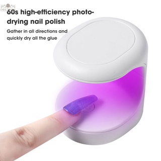 【DREAMER】Mini Nail Dryer UV Lamp Manicure Machine Single Finger Nails Art Tool Gel Polish 16W Nail Dryer LED Nail Lamp Manicure Tools