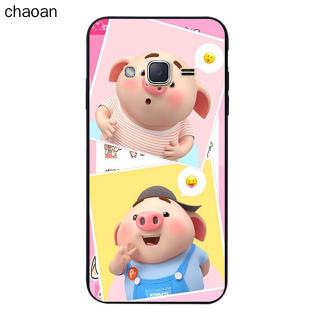 เคสโทรศัพท์ซิลิโคนพิมพ์ลายหมูสําหรับ samsung galaxy a 3 a 5 a 7 a 8 j 1 ace j 2 j 3 j 5 j 7 2015 2016