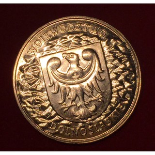 💥 เหรียญที่ระลึก สีทองสวย จากโปแลนด์