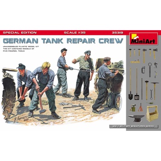 โมเดลประกอบ MiniArt 1/35 MI35319 GERMAN TANK REPAIR CREW
