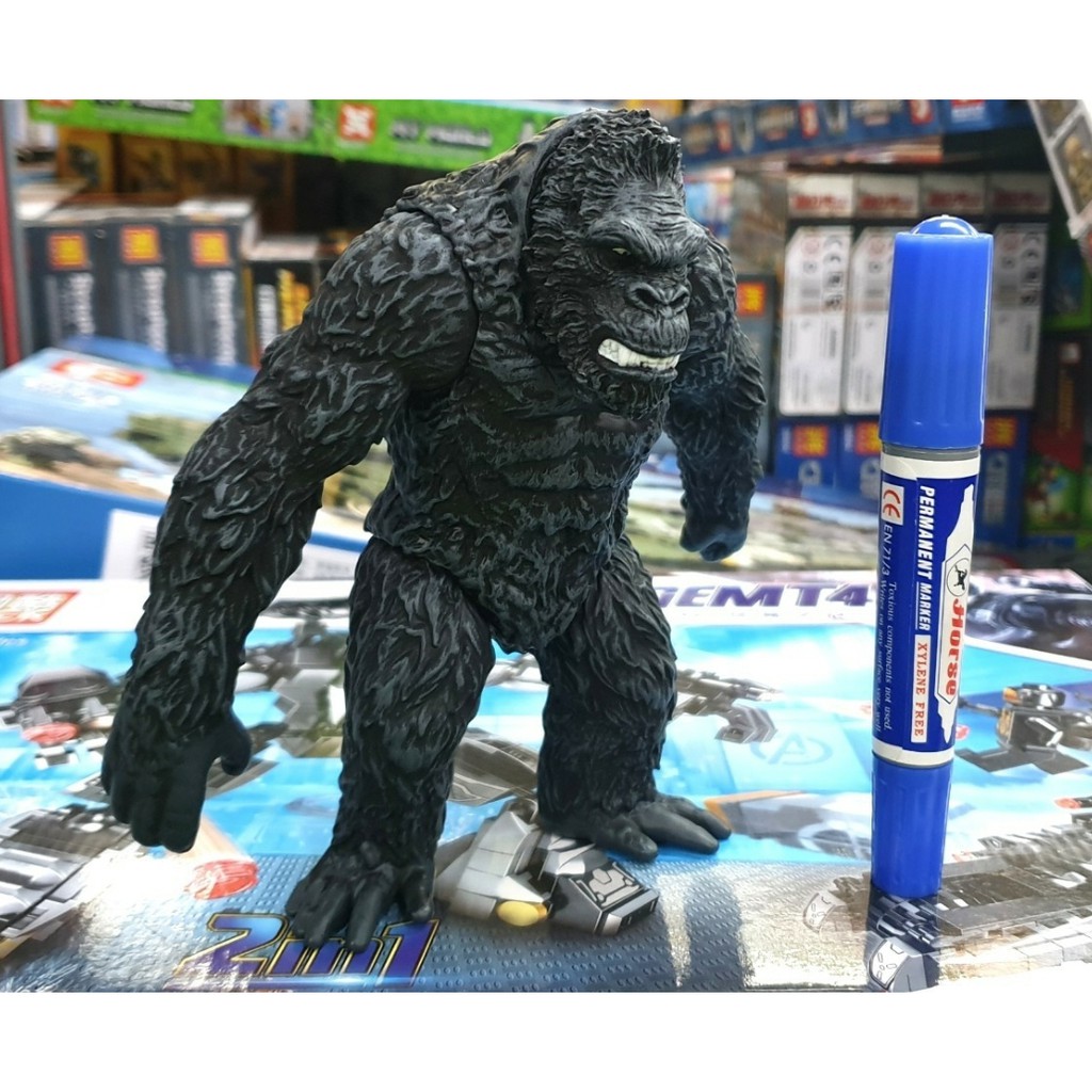 firstbuy-โมเดล-คิงคอง-kingkong-หมุนหัว-หัวไหล่-ขาได้-ขนาดสูง-16-ซม-ไม่มีกล่อง-ของสะสม