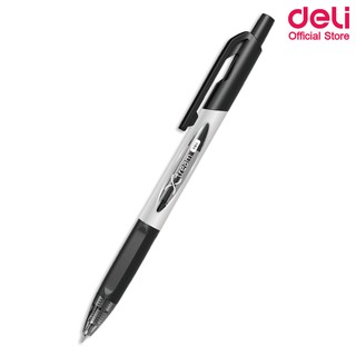 Deli Q11 Ballpoint Pen ปากกาลูกลื่นแบบกด (หมึกดำ) ขนาดเส้น 0.7mm แพ็ค 1 แท่ง ปากกา ปากกาลูกลื่น เครื่องเขียน school