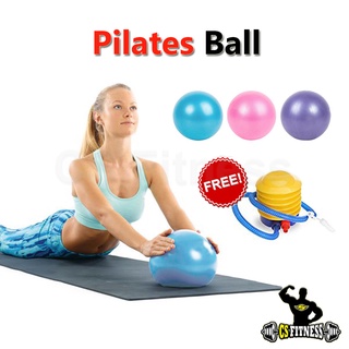 ลูกบอลพีลาทีส 23-25cm Free ที่ปั๊มลม Pilates Ball
