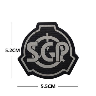 Scp Foundation Badges, Scp Embroidered Patch, Scp Foundation Patch