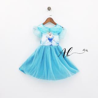 Angel Baby ชุดเดรส Cinderella สําหรับเด็ก (สีฟ้า)