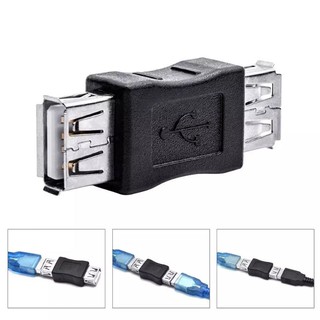 1 ชิ้นUSB 2.0 Extenderหญิง-หญิงอะแดปเตอร์ข้อมูลสาย 2.0 ExtenderสำหรับPC TV USB USB micro SDอะแดปเตอร์HOT SALE