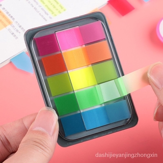 สติกเกอร์ฉลากเรืองแสง 8 สี แบบใส ลาย N Times สําหรับติดตกแต่งปัสสาวะ โน้ต 5