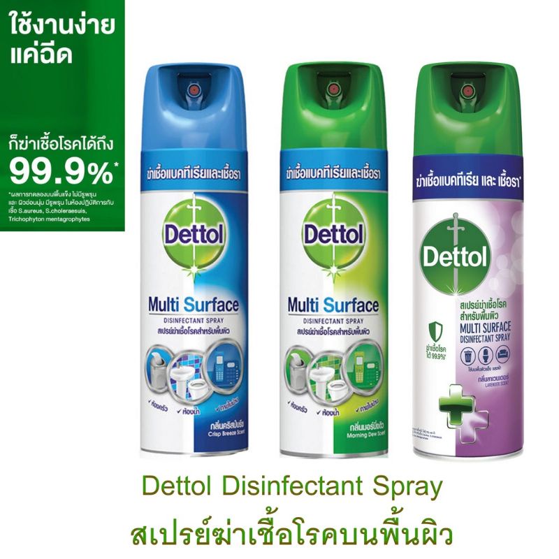 ของใหม่หมดอายุ-11-2023คะ-เดทตอล-อิสอินเฟคแทนท์-สเปรย์-ขนาด-450ml-สเปรย์ฆ่าเชื้อโรคสำหรับพื้นผิว-มี3กลิ่นให้เลือกคะ