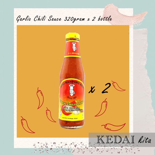 GARLIC CHILI SAUCE KOKI KAMPONG KOH 320GRAM X 2 BOTTLE Shopee Thailand
