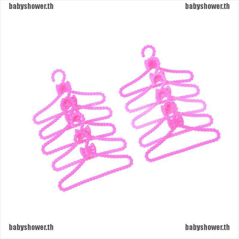 babyshower-ไม้แขวนเสื้อ-อุปกรณ์เสริม-สําหรับตุ๊กตา-ชุดเดรส-กระโปรง-รองเท้า-20-ชิ้น