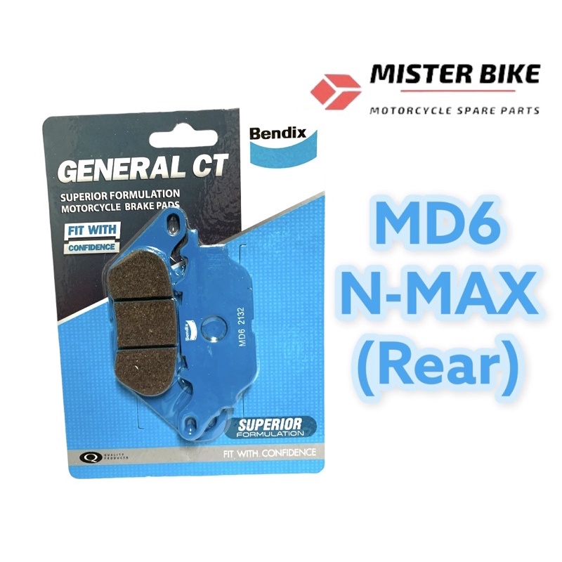 ถูกสุด🔥ผ้าเบรก Bendix N-MAX หน้า-หลัง อย่างดี ของแท้ ซื้อเป็นคู่ถูกสุด ...