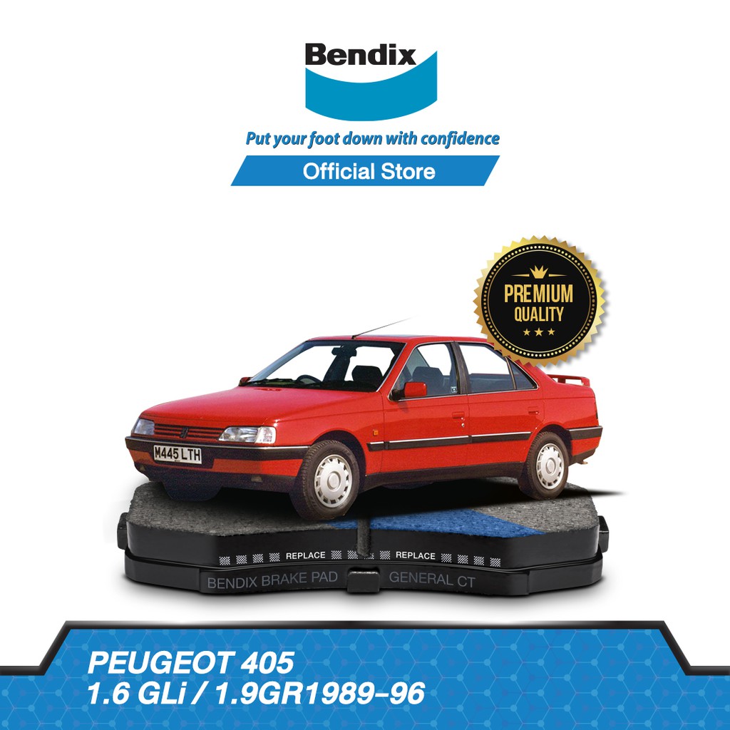 bendix-ผ้าเบรค-peugeot-405-1-6-gli-1-9gr-ปี-1989-96-ดิสเบรคหน้า-ดิสเบรคหลัง-db1182-bs5074