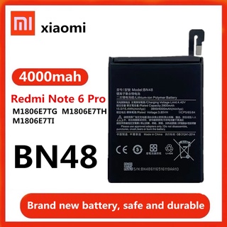 แบตเตอรี่ Battery xiaomi Redmi Note 6 pro ,model BN48 แบตเตอรี่ ใช้ได้กับ xiao mi Redmi Note6 pro