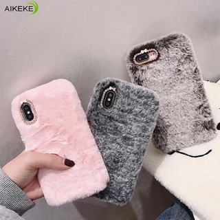 ♥Aikeke♥ Case For Huawei Nova 7 Pro 7 6 SE 7i 5i 5 Pro 5T 4e 3e 3 4 2 Plus 2s Lite Case Luxury Fashion Hairy Plush Shockproof Soft Phone Case  Cover