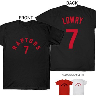 เอ็นบีเอโตรอนโตแร็พเตอร์ Kyle Lowry เสื้อยืดที่มีคุณภาพสูงผ้าฝ้ายแขนสั้นเสื้อผ้าแขนสั้น 39,