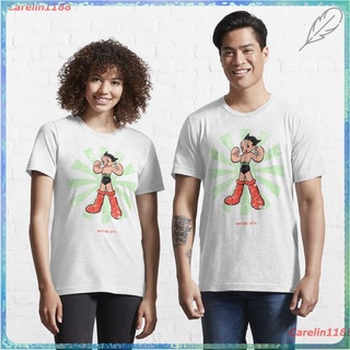 Astro Boy Retro Japanese Essential Essential T-Shirt เสื้อยืด ดพิมพ์ลาย ดผ้าเด้ง คอกลม cotton แฟชั่น discount Unisex