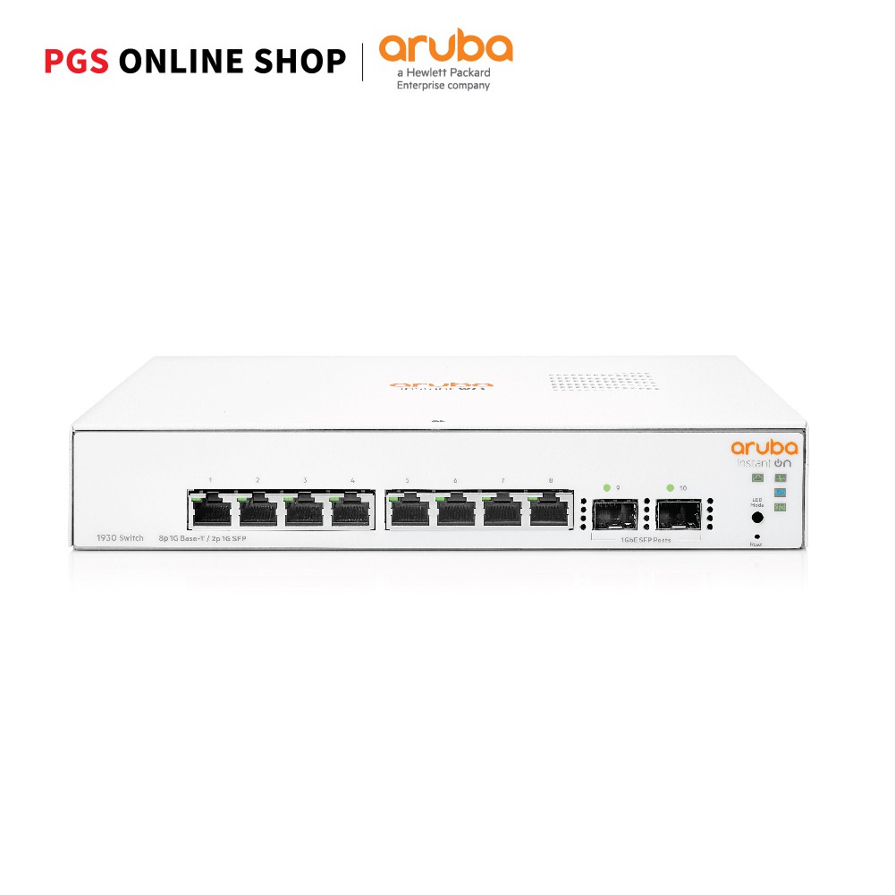 ภาพหน้าปกสินค้าสวิตช์ Aruba Instant On Switch 1930 (JL680A) 8G 2SFP (8x10/100/1000, 2 SFP) จากร้าน pgs_official_store บน Shopee