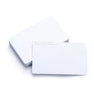 ภาพขนาดย่อของภาพหน้าปกสินค้าบัตร RFID Mifare Card ความถี่13.56Mhz หนา0.8mm (Read & Write) จากร้าน mongdoweb บน Shopee