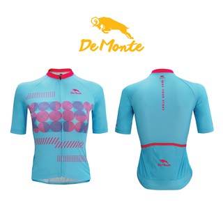 DeMonte Cycling เสื้อจักรยานผู้หญิง DE066 90s เนื้อผ้า Microflex