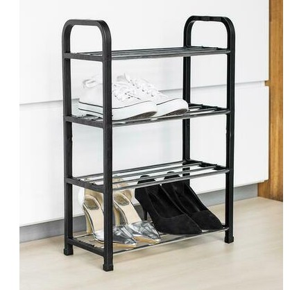 ชั้นวางรองเท้าสแตนเลส-4-ชั้น-stainless-shoe-rack