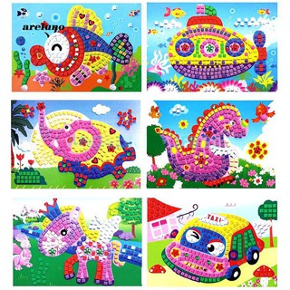 AE♥Baby Kid Developmental Game 3D Mosaics Art DIY Stickers Educational Craft Toy