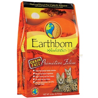 Earthborn แมว สูตร Primitive Feline สีส้ม 2kg