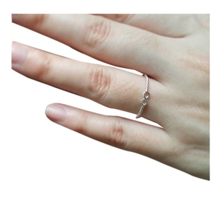 สินค้า Minimalist925 แหวน Infinity เล็กเงินแท้