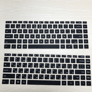 Russian Keyboard Stickers Silicone Spanish Keyboard Cover for Xiaomi Mi Notebook Air 12.5 13.3 Pro 15.6 Skins Protector