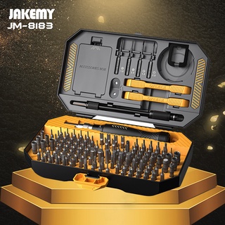 Jakemy JM-8183 145 in 1 ชุดไขควงแม่เหล็ก สําหรับซ่อมแซมโทรศัพท์มือถือ คอมพิวเตอร์