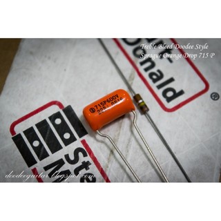 Treble Bleed Doodee Style Sprague Orange Drop 715 P For Guitar