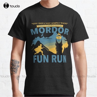 เสื้อยืดผ้าฝ้ายพิมพ์ลายเสื้อยืด พิมพ์ลาย Mordor Fun Run Occupy Mars สไตล์คลาสสิก เลือกลายได้ สําหรับผู้ใหญ่ เหมาะกับการว
