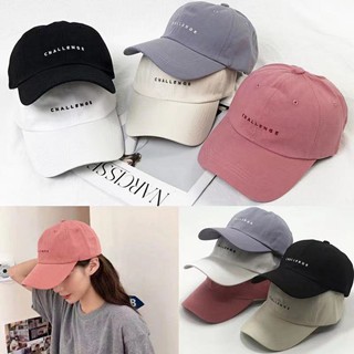 Challenge ❤พร้อมส่งใน 1 วัน❤ หมวกแก๊ปเบสบอล Challenge (มีให้เลือก 5 สี)