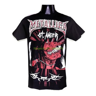 เสื้อยืดสุดเท่เสื้อวง Metallica เสื้อยืดแฟชั่นวงดนตรี เสื้อวินเทจ เมทัลลิกา MET557Sto5XL