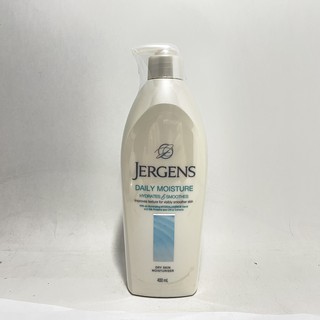 Jergens Lotion เจอร์เกนส์ ผลิตภัณฑ์โลชั่นบำรุงผิว 400 มล. สูตร Daily Moisture for Dry Skin