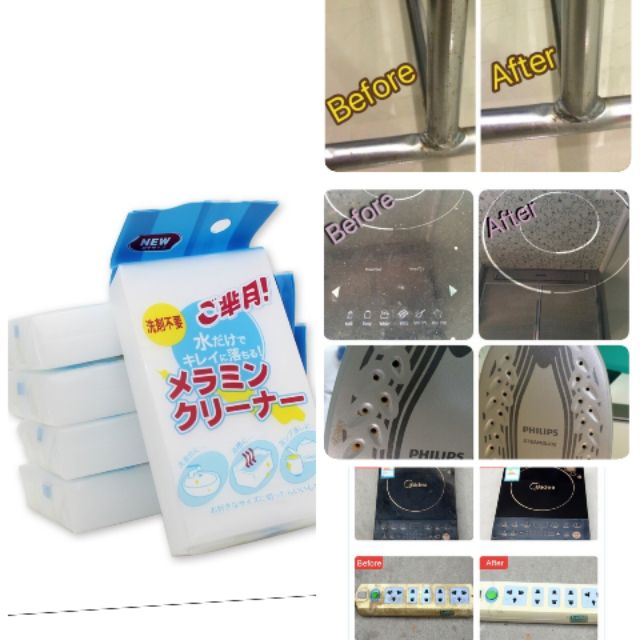 ฟองน้ำมหัศจรรย์-ฟองน้ำนาโน-magicsponge-sponge