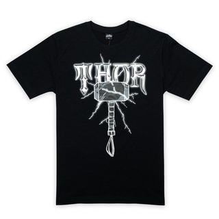 เสื้อยืดมาร์เวล ธอร์ THOR-9275-BL (เรืองแสงในที่มืด)