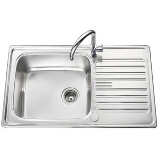 Embedded sink BUILT-IN SINK 1B1D MEX BIX1B STAINLESS STEEL Sink device Kitchen equipment อ่างล้างจานฝัง ซิงค์ฝัง 1หลุม 1