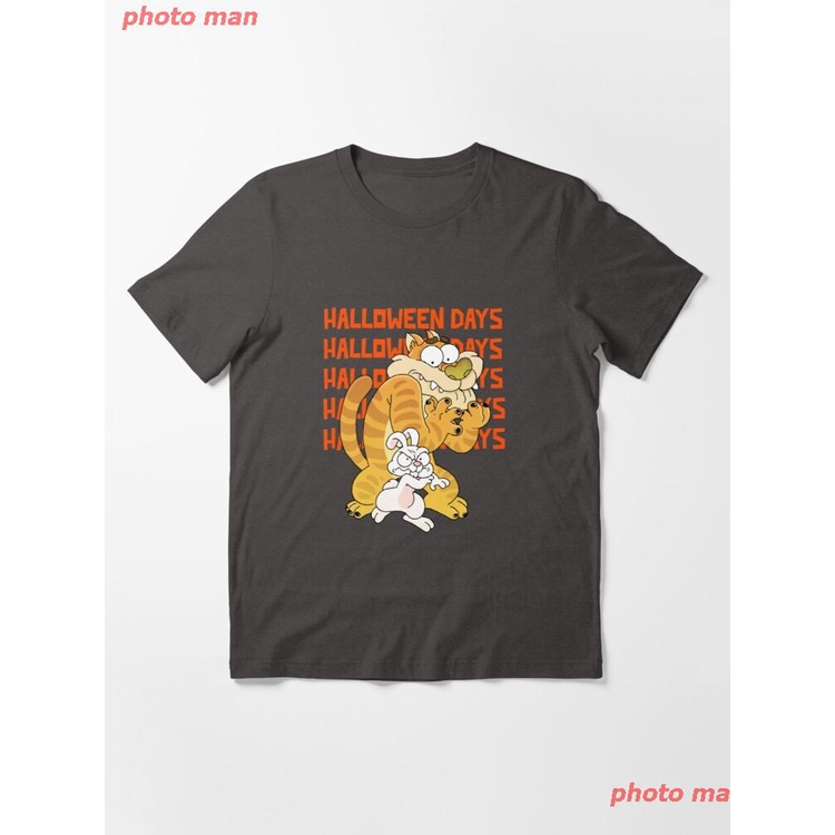 photo-man-แบล็ค-วิโดว์-เสื้อยืดblack-widow-tshirt-halloween-2021-horror-pumpkin-black-t-shirt-essential-t-shirt-คู่