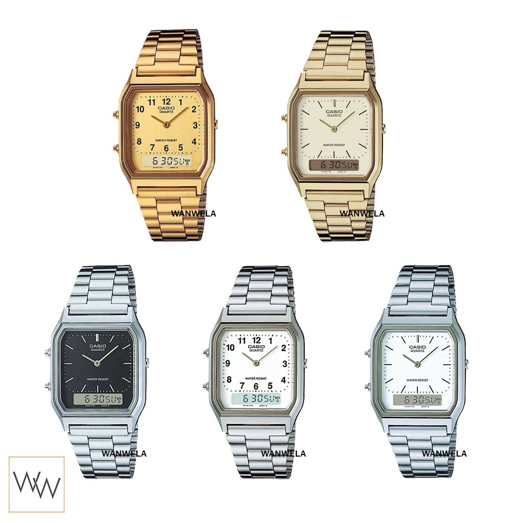ภาพหน้าปกสินค้าของแท้ นาฬิกาข้อมือ Casio รุ่น AQ-230 จากร้าน wanwela.watch บน Shopee