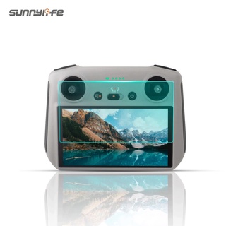 Sunnylife ฟิล์มกระจกนิรภัย กันรอยหน้าจอรีโมตคอนโทรล สําหรับ DJI MINI 3 PRO RC