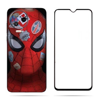 สําหรับ The Avengers Spider Man เคส Infinix Note 12 Pro 4G เคส ฟิล์มกระจกนิรภัย เคสป้องกัน