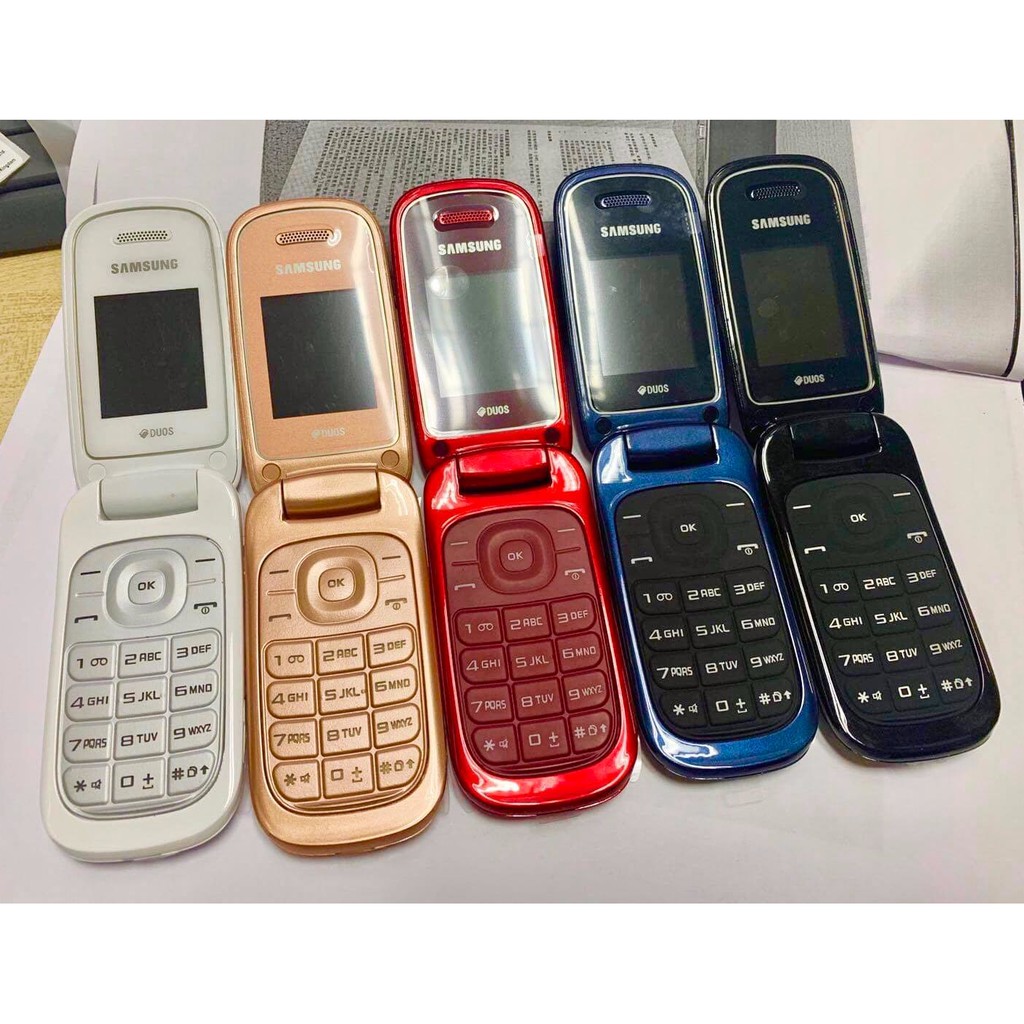 โทรศัพท์มือถือซัมซุง-samsung-gt-e1272-ใหม่-สีกรม-มือถือฝาพับ-ใช้ได้-2-ซิม-ทุกเครื่อข่าย-ais-true-dtac-my-3g-4g-ปุ่มกด