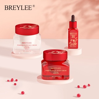 [จัดส่งไว]BREYLEE ครีมทับทิมไวท์เทนนิ่ง มอยส์เจอไรเซอร์ซ่อมแซมริ้วรอย +เซรั่มทับทิมลบจุดด่างดำwhitening antiaging serum