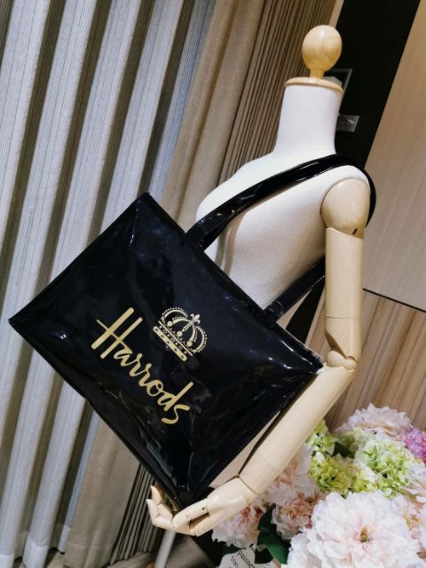 นาทีทอง-กระเป๋า-harrods-london-top-handle-แท้-ขนาดใหญ่-พร้อมส่ง