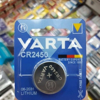 ภาพหน้าปกสินค้าถ่านรีโมท Varta CR2450 Lithium 3V แพคเดี่ยว 1ก้อน ของใหม่ ของแท้ แบรนด์เยอรมัน ที่เกี่ยวข้อง