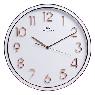 นาฬิกา นาฬิกาแขวน DOGENI WNP033WT 16 นิ้ว ของตกแต่งบ้าน เฟอร์นิเจอร์ ของแต่งบ้าน WALLCLOCKS 16