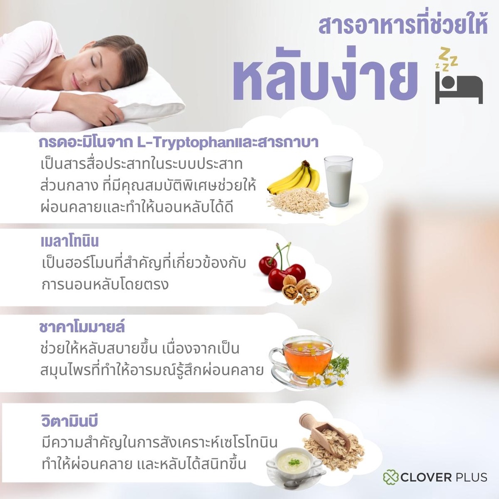 ภาพสินค้าแพ็คคู่ Clover Plus Timemild ไทม์มายด์ คาโมมายล์ (30แคปซูลx2) (อาหารเสริม) จากร้าน cloverplusthailand บน Shopee ภาพที่ 6