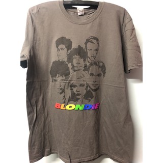 เสื้อยืดผ้าฝ้ายพิมพ์ลายคลาสสิก เสื้อวง Blondie Tour 2016